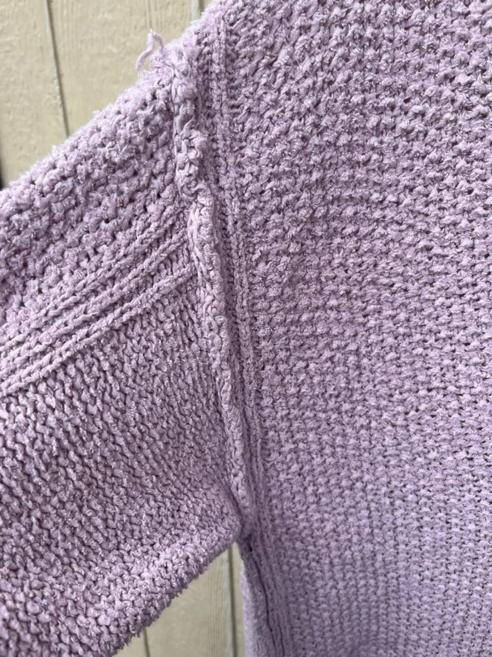 Free‎ People Coco Knit Pullover Sweater Top Purple Size Medium